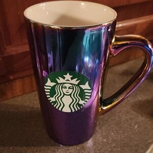 2022 Starbucks Iridescent Purple Reflective Ceramic Mug
